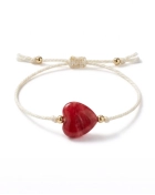 Bransoletka na sznurku Love Me Tender Milk