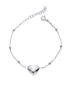 Bransoletka z kulkami i sercem Cherish Silver