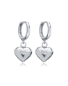 Kolczyki z serduszkami Honey Silver