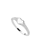 Pierścionek z cyrkoniami Amore Silver